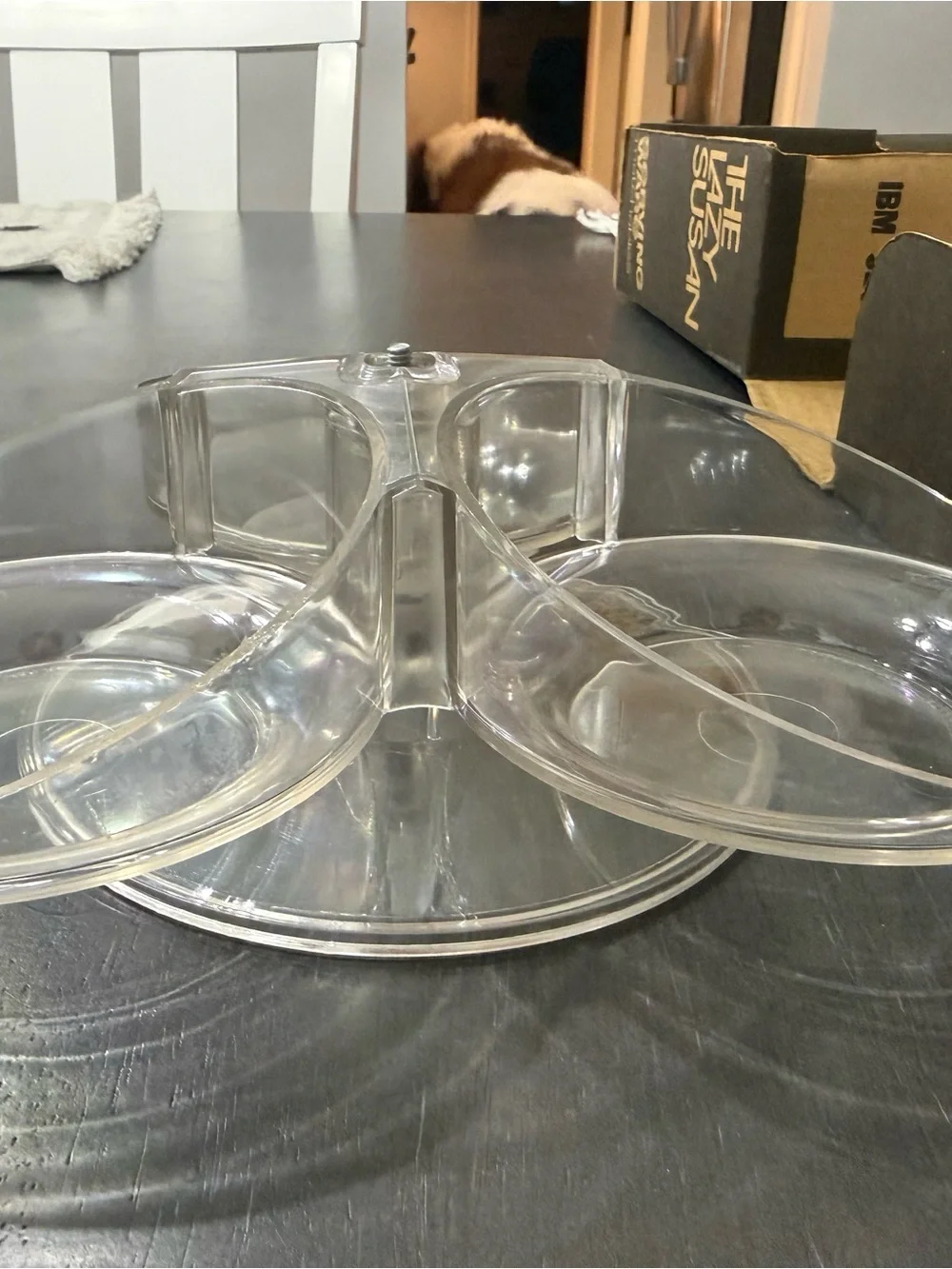 Le Serveur White Glass Covered Serving Bowls with Fruit Motif - Set of 3